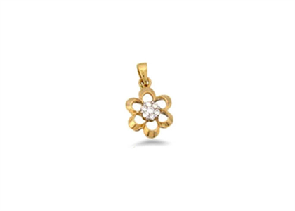 Gold Plated | Solitaire Stud Pendants